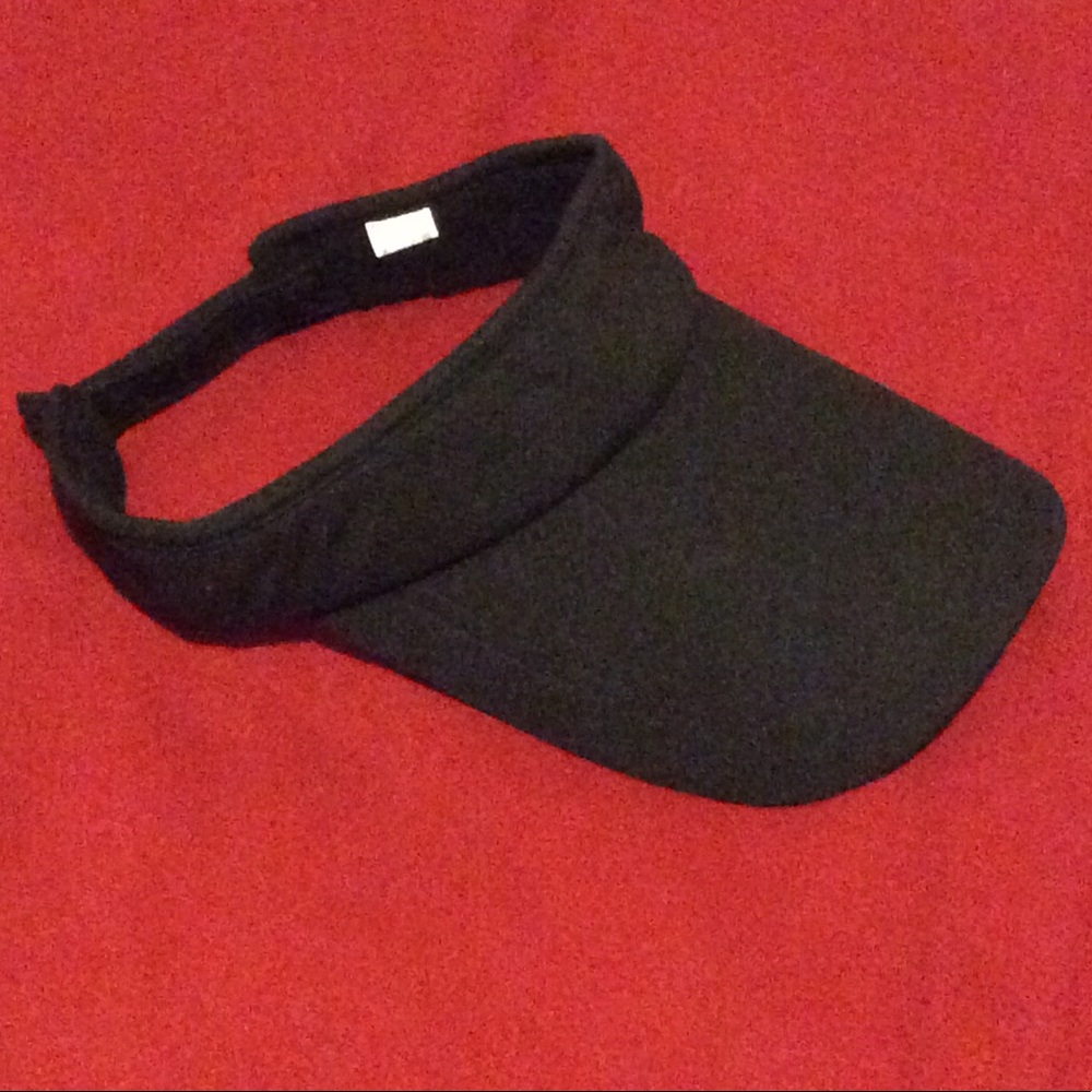 Super long black visor